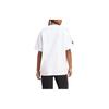 adidas Camiseta Casual Vintage de Cor Sólida com Gola Redonda e Manga Curta de Marca Compartilhada Tops Unissex Branco IB6855