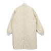 Woolrich WJOU0103 Ivory Quilted Ribbed Color Padded Coat Coat S IvoryUsed