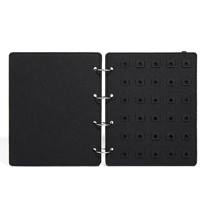 Felt Shoe Flower Storage Booklet Shoe Charm Organizer Shoe Decoration Display Holder Household Organization Booklet