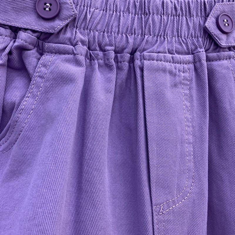 Women's Casual Loose Fit High Waist Wide Leg Summer Shorts, Plus Size