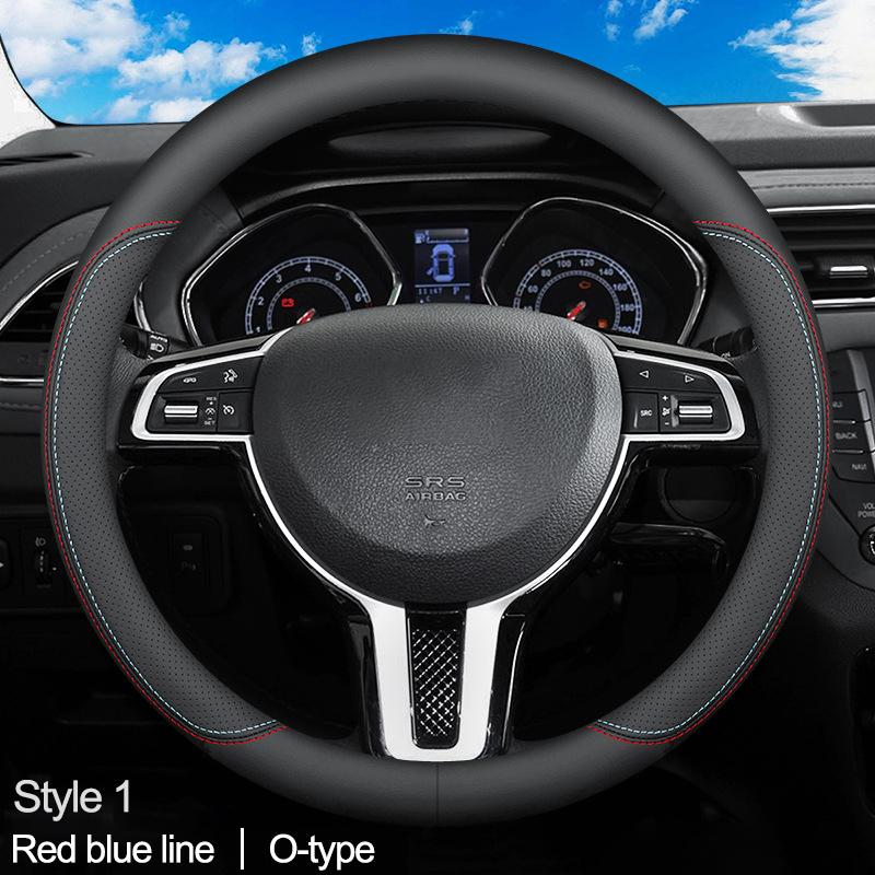 Car Steering Wheel Cover Wrap for JAC J7 JS3 JS4 2025 2025 2025 2025 D Type Steering-Wheel
