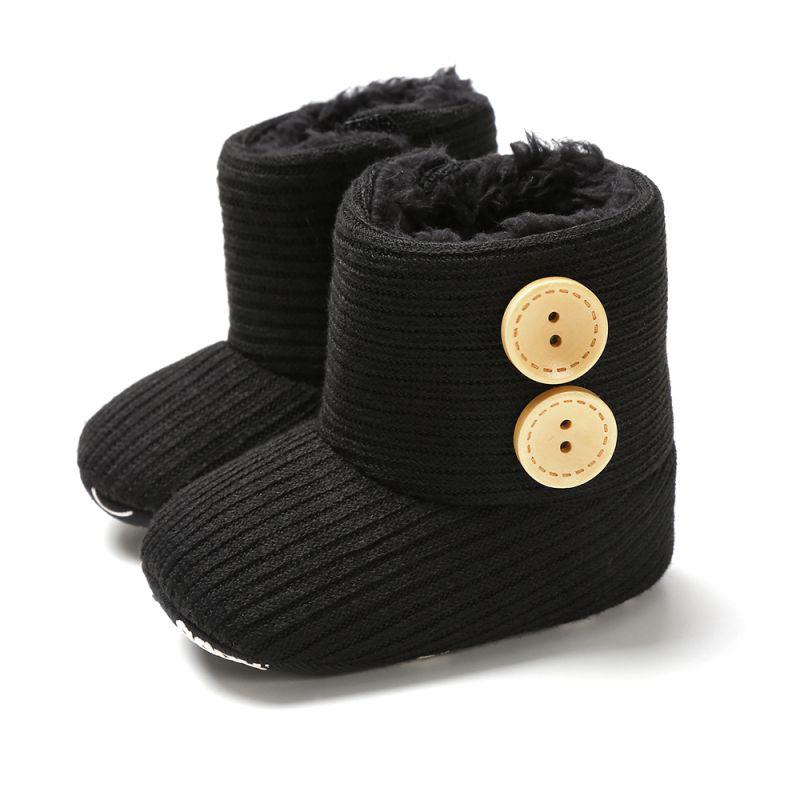 Infant Girls Zapatos Bebé Bebé Botas Invierno Invierno Cálido Piel  Mid-Length Slip-On Furry Botas 0-18M comprar a buen precio — entrega  gratuita, reseñas reales con fotos — Joom