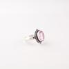 Morganite Gemstone 925 Sterling Silver Jewelry Handcrafted Women's Ring For Gift RR-9-8