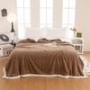 Thickened Jacquard Velvet Coral Fleece Flannel Blanket