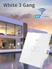 Tuya Smart WiFi Switch Work With Alexa Google Home No Neutral Wire Wireless 433Mhz Remote Touch Sensor Panel Switch 1/2/3Gang EU