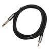 Durability 3.5mm To 6.35mm Audios Cable Aluminum Housing Mics Cord for Improved Protections Low Interferences Design