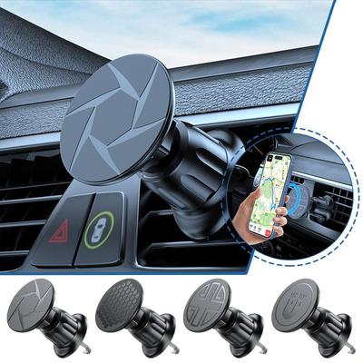 Magnetic Car Phone Mount In Car Phone Holder Air Vent Magnetic Magnets Universal Mobile Phone Holders For IPhone 15