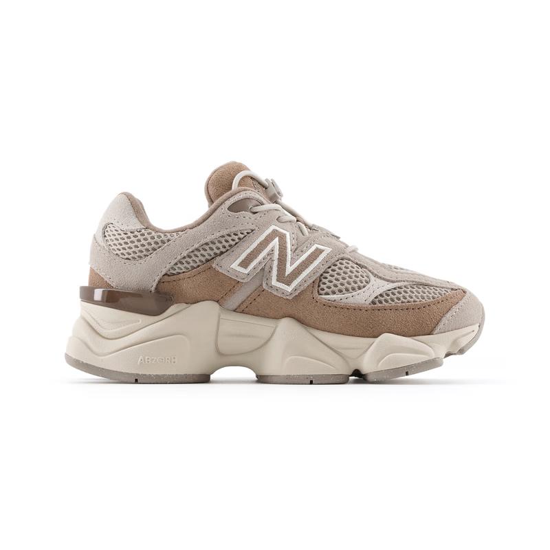 New Balance Kids' 9060EX Athletic Shoes - Grey/Khaki