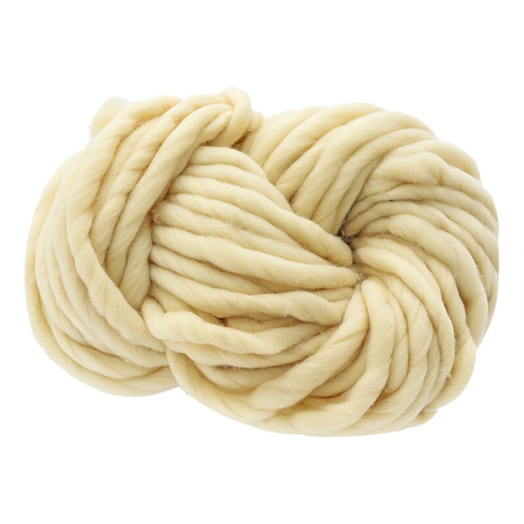 Chunky Soft Wool Yarn Scarf Knit Thickness Warm Hat Household Supplies
