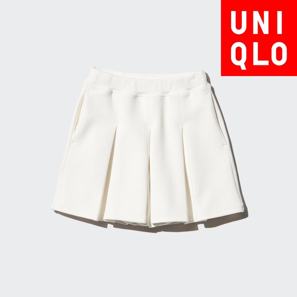 

Uniqlo Girls Dry Sweat Mini Coat 01 OFF WHITE/KIDS 110