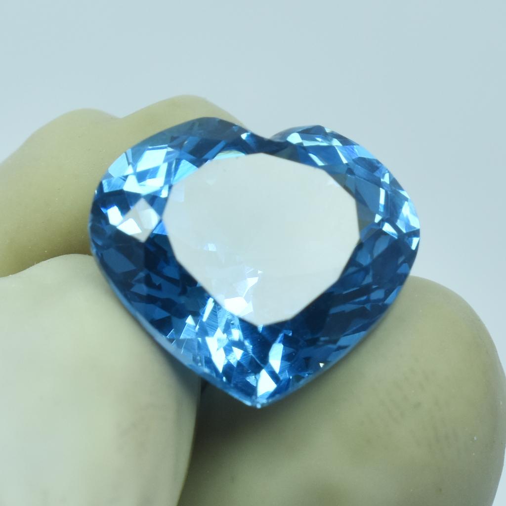 CERTIFIED Natural 10.30 Carat Heart Cut Sapphire Bracelets Blue Loose Gemstone SU-408-S