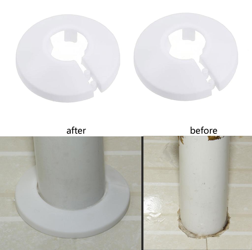 12mm Plastic Drain Pipe Rings Invisible Joints Decorative Accessory Modulars Drainage System Cover for Home Improvement