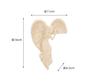 Angel Door Frame Decor Door Frame Angel Wing Sculpture Corner Angel for Door Frame Angel Door Wings Wall Decor 3D Angel Statue