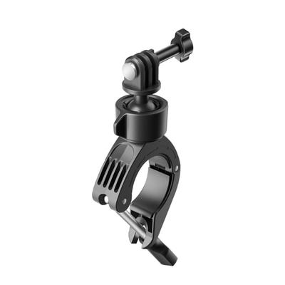 Aluminum Bike Handlebar Clamp for Sports Cameras with Double Swiveling Joints Lightweight