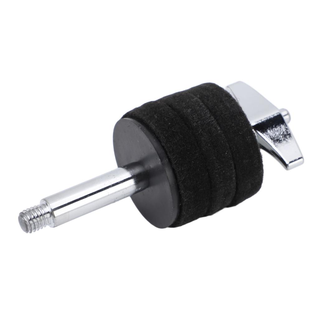 Cymbal Stacker Aluminum Alloy Felt Water Cymbal Stand Stacker Attachment for Drum Set Black