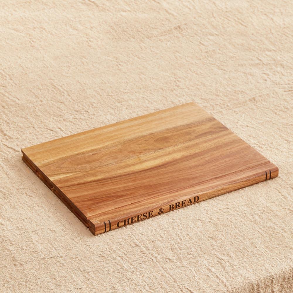 1/3 Pieces Multi-Functional Wooden Cutting Board Thickened Serving Board Chopping Board  Restaurant