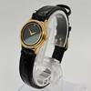 Used New Battery workingALBA Quartz Watch Gold Black Dial