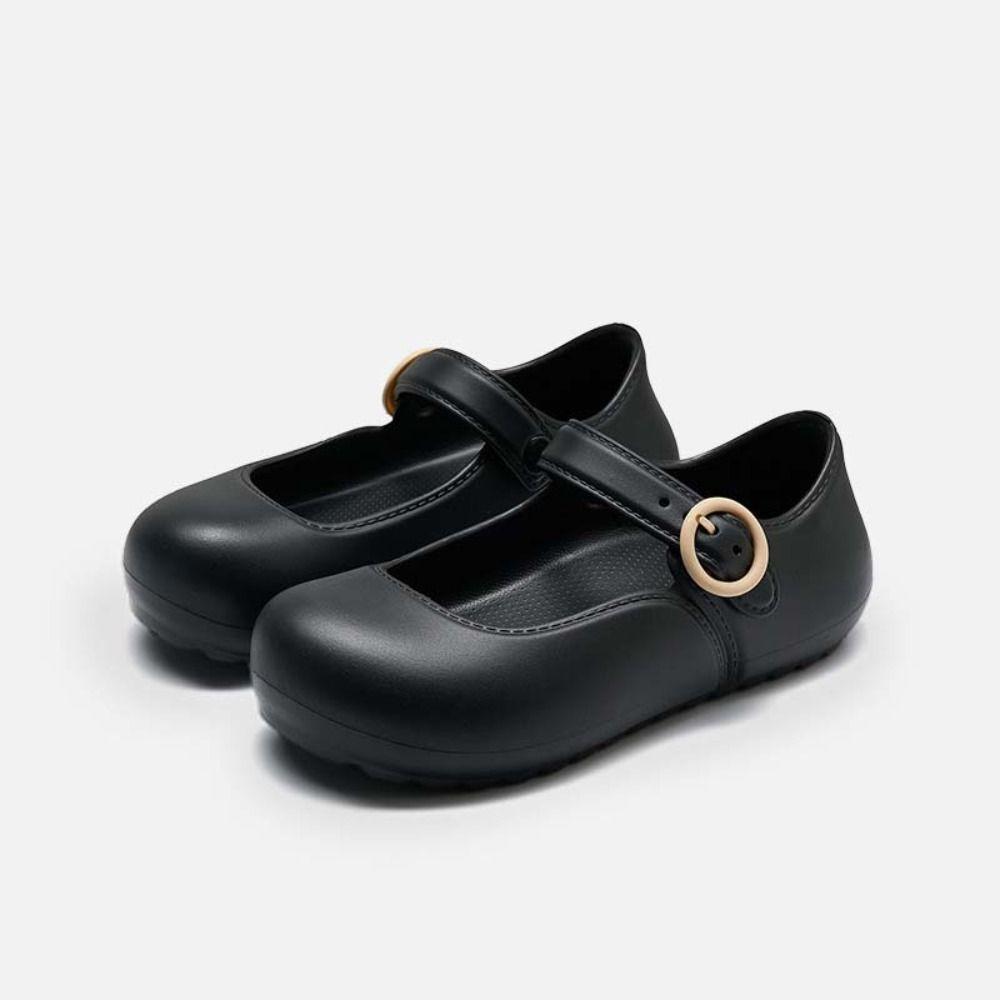 Anti-slip EVA MaryJane Slippers Candy Color Slides Sandals Ins EVA Ballet Shoes Girl