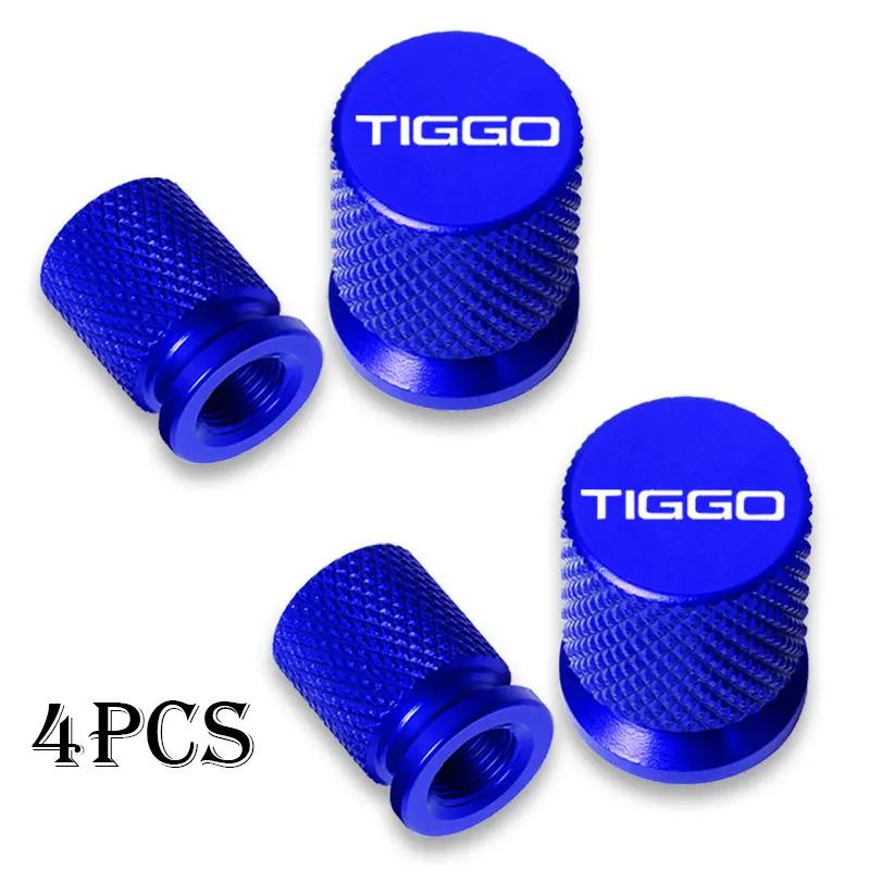 Car Wheel Tire Valve Caps Tyre Stem Covers Airdust Waterproof For CHERY TIGGO 3 4 5 7 PRO 8 Car Accessories