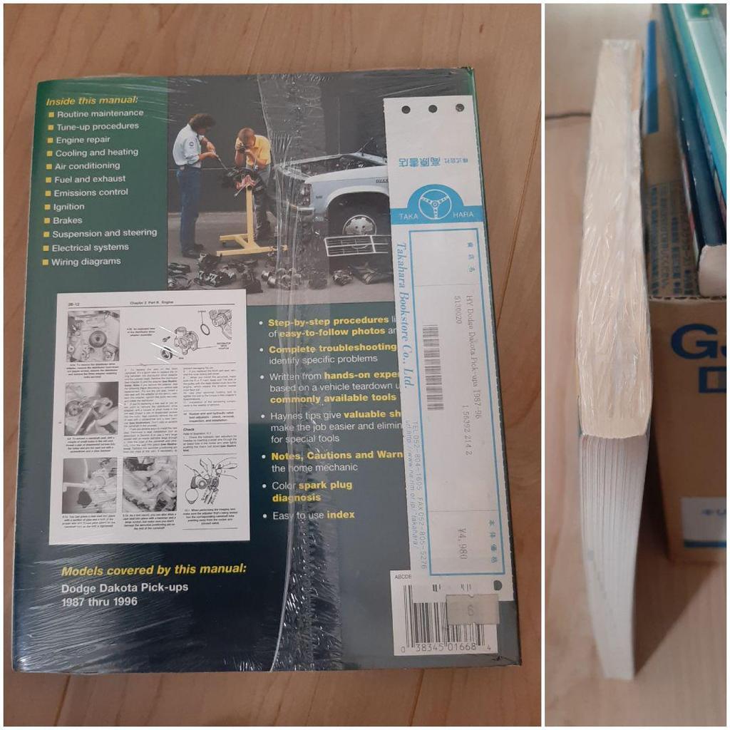 [USED] New Haynes Repair Books Dodge Dakota