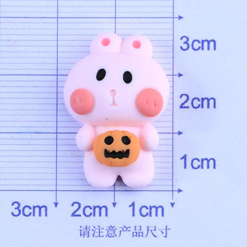 10 Pcs New Cute Halloween Pumpkin Flat Back Resin Cabochons Scrapbooking Diy Jewelry Hairpin Craft Decoration Accessorie A113