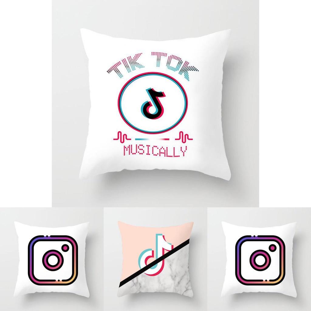 Tiktok Cushion Cover Decorative Soft Pillow Case For Stylish Home And Car Decor
