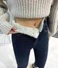 Women's Fleece-Lined High-Waisted Skinny Jeans - Extra Thick Lambswool Winter Pants 2024