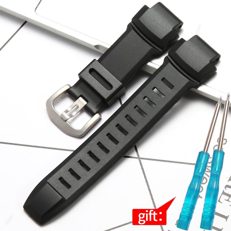 Příslušenství k hodinkám Pro Casio Protrek PRG 260 500 510 250 PRW-3500 2500 5100 Pánský Řemínek Náramek Voděodolný Pryskyřice Guma Řemínek k hodinkám