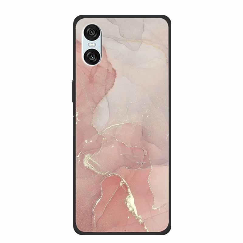 Case For Sony Xperia 10 VI 5G Marble TPU Soft Silicone Back Cover For Sony Xperia 10VI Phone Cases Protective Mica Painted Capa