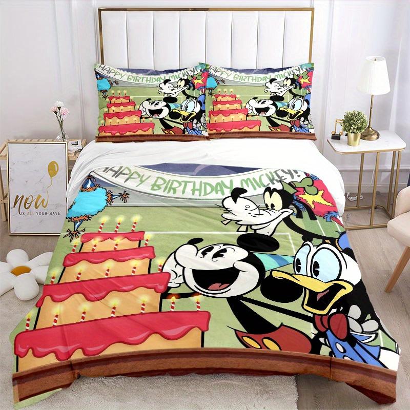 3pcs set Birthday, Celebration, Friends Bedding Set with Duvet Cover+Pillowcases, All-Season Polyester, Zipper Closure50
