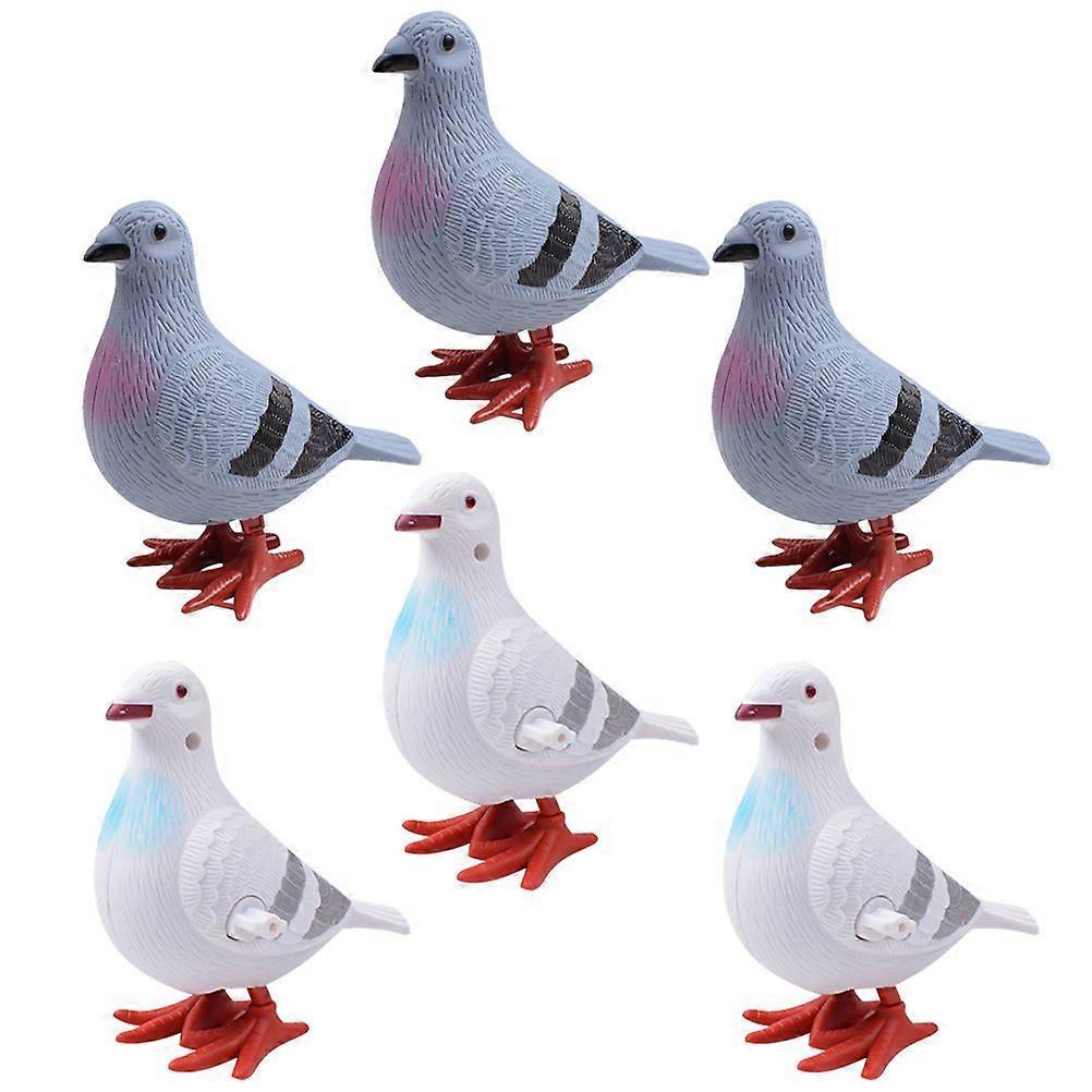6pcs Jumping Pigeons Kids Jumping Toys Pigeons Wind Up Toy Kids Gift Pigeons For Kids