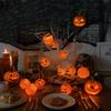 1PC 10/20 LED Halloween Pumpkin String Lights Battery Powered Indoor Decorative Lights For Party Door Window Festival Decoration