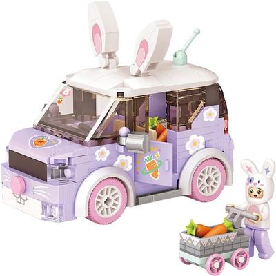 LOZ Mini Block Bunny Cart, Mixed Colors, Korean Popular Toys