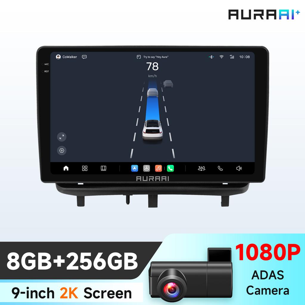 OSSURET Carplay 4GLTE 360Cam Carplay Android Car Radio For Opel Corsa D 2007-2012 Car Infotainment Multimedia Player GPS Intelligent Auto Stereo RDS