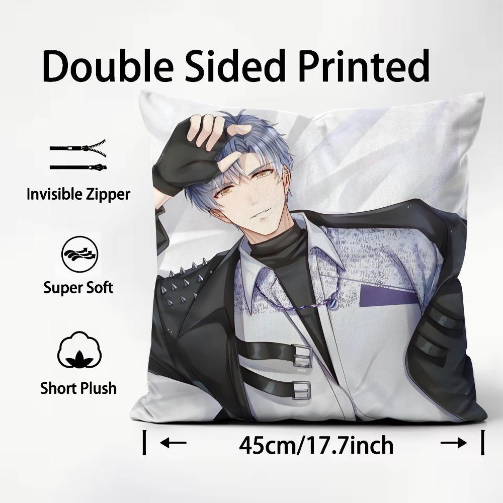 Mr Love Queens Choic Shaw Cushion Cover Plush Fabric Soft DoubleSided Printed Sofa Warm Winter Home Child Gift Pillow Case
