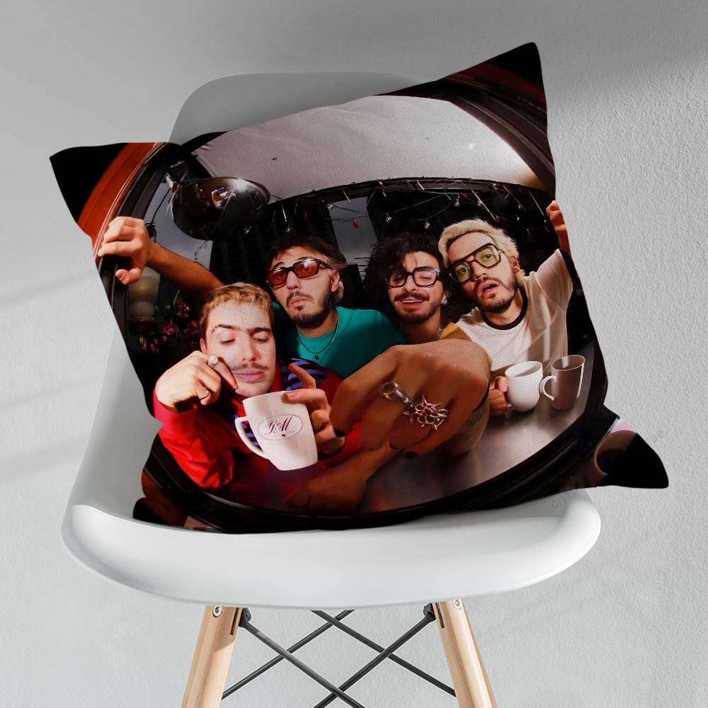 Band MMorat Pillowcase for Sofa Room Office Decor Printing Merchandise AllMatch Cushion Cover