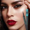 QIC Membrane Blue Eye Pen Fast Dry Black Holding Makeup, Waterproof Sweat Eyeliner