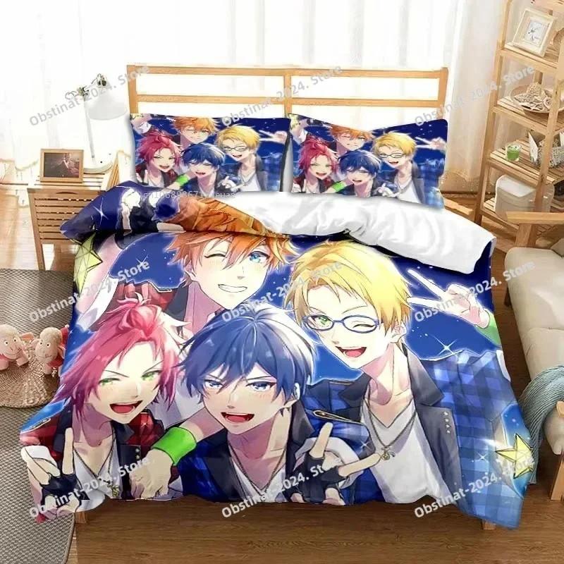 Rock Band Ensemble Stars All Season Twin Bedding Set Printed Single Comforter Duvet Cover Pillow Case 3 Pieces Kids Adult Size