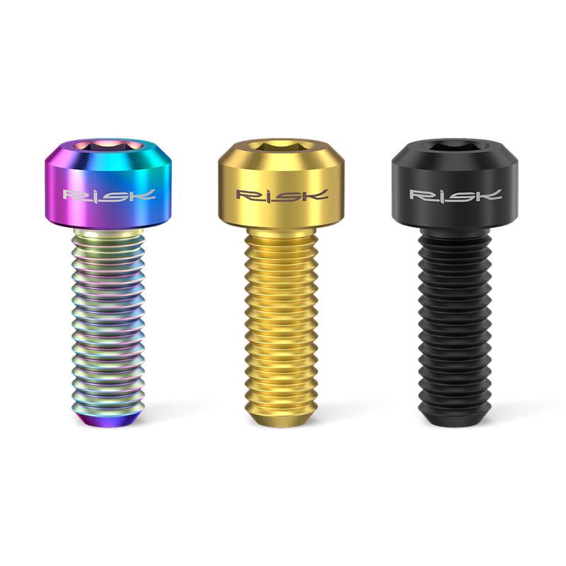 2Pcs M5 X 14Mm Titanium Bolts Brake Lever Screw For Bicycle Derailleur Thumb Shift Variable Speed Screws Cycling Parts
