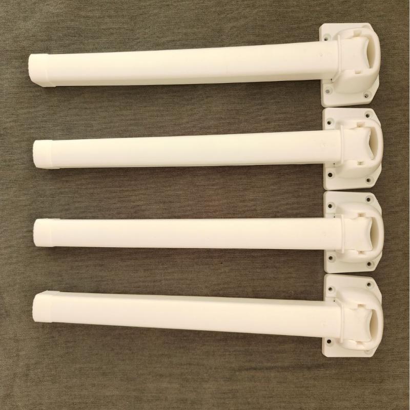 Foldable Plastic Table Legs Easy Install Universal Fit Bracket for DIY Coffee Tables Camping Folding Tables Home Renovation