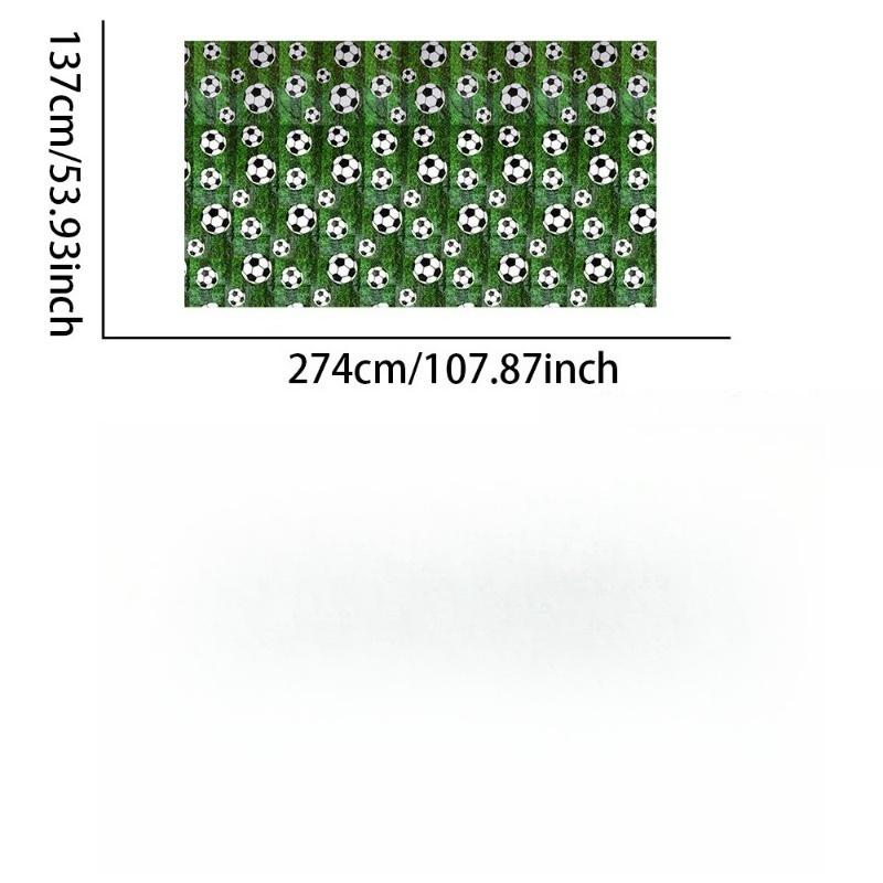 

Able Cover Football Theme Disposable PE Waterproof Cloth for Sport Birthday Party Home Event Desktop Practical Anti Dirty