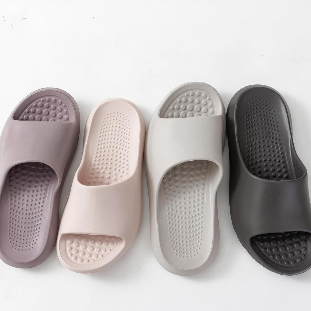 Mianshe Air Cushion for Indoor and Outdoor Foot Thick Carbon Size L Slippers/Sandals Use, Massage, 3.5cm Sole, Non-Slip, Quiet, Lightweight, Unisex,