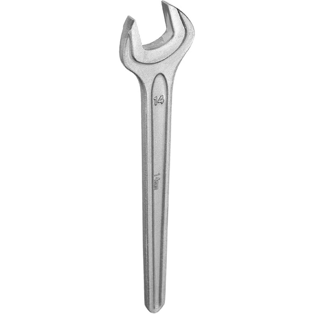 HARFINGTON Single Open Ended Spanner Wrench, 46mm, Thicken CR-V Steel Open End Wrench Tool for for Automotive Repair and Furniture Assembly, Grey