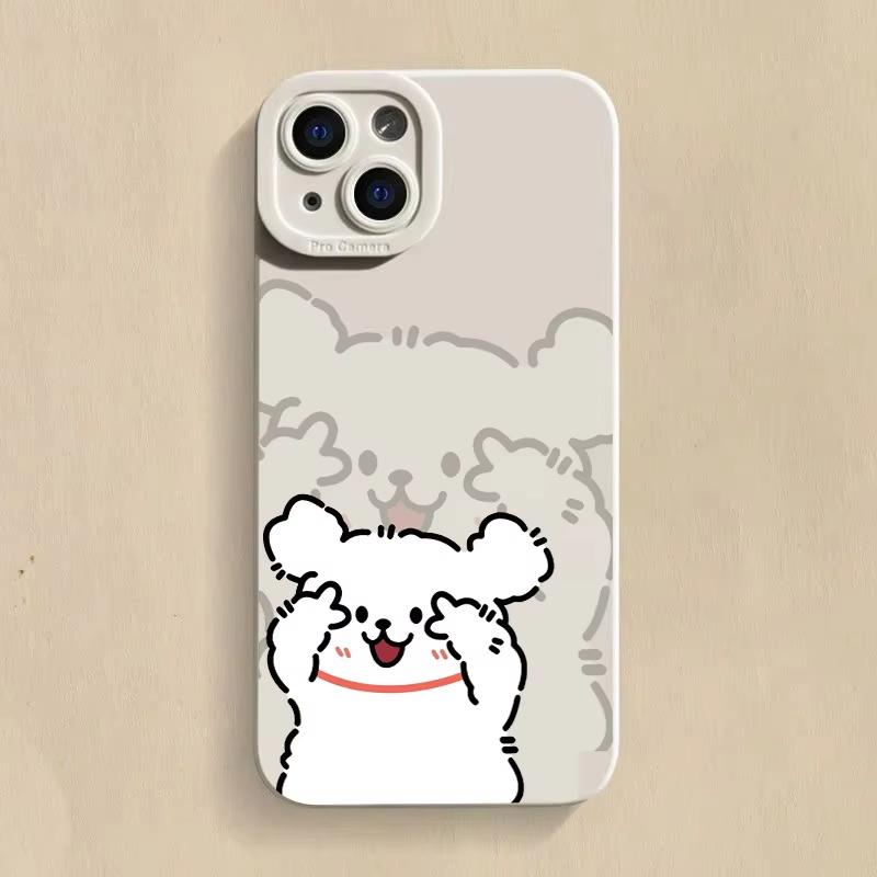 Dog Taking Photos Phone Case For Samsung Galaxy S25 S24 Ultra S23 FE S22 Plus S21 S20 A15 A35 A54 A55 Soft Silicone Bumper Cover