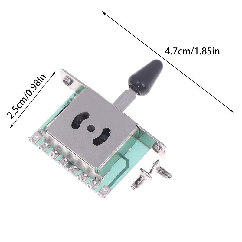 1Pc 3 Way 5 Way 8 Key Electric Guitar Pickup Selector Toggle Switch With Black Tip Cap Knob For St Sq Electric Guitar Stamper