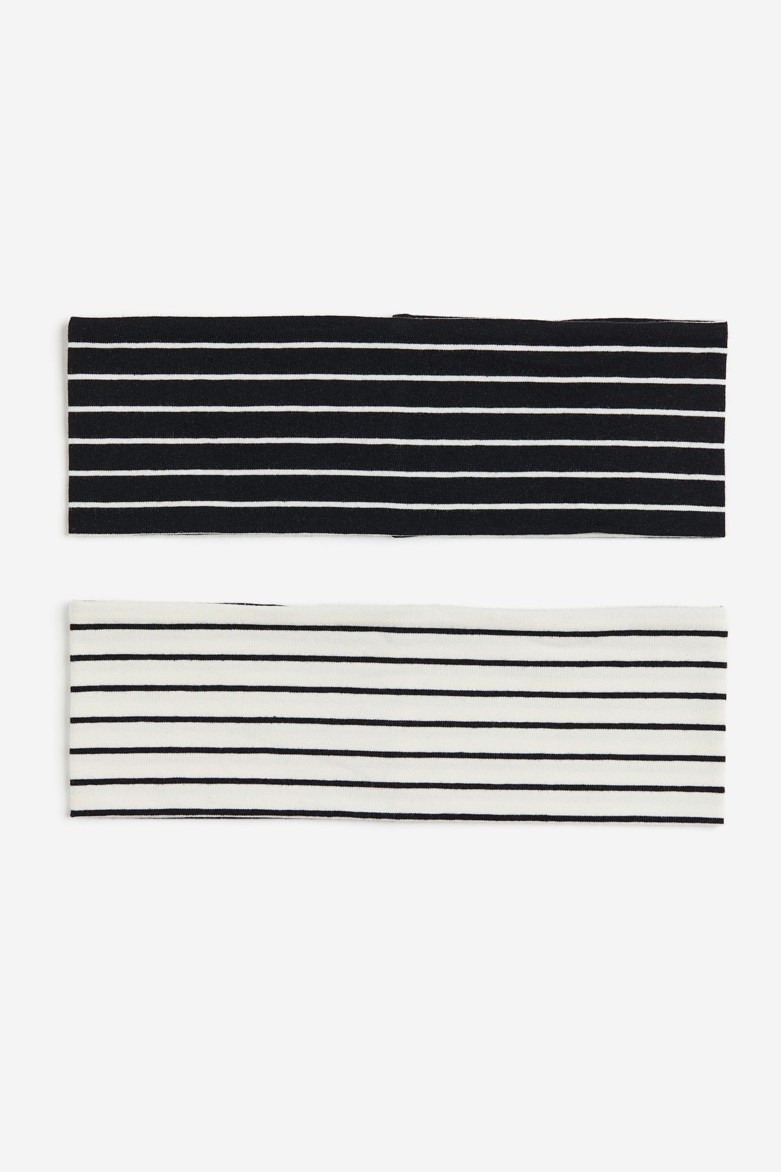 

2 пары трикотажных лент для волос