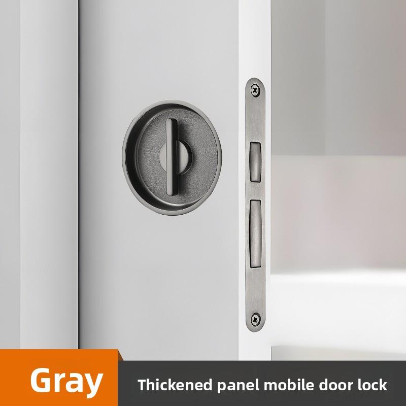 Round Pocket Door Lock, Bedroom Sliding Door, Balcony Door, Kitchen Indoor Wooden Door, Sliding Door Lock