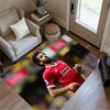 Salah's Liverpool Moment Floor Rug Office Rug Suitable for Living Rooms Playrooms Bedrooms Decorate Room Antislip Carpet Anime Office Decor