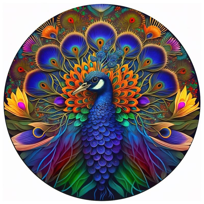 Mysterious 3D Wooden Puzzles Lion Unique Animals Shape DIY Educational Toys Gifts Wooden Jigsaw Puzzle Games For Kids Adults