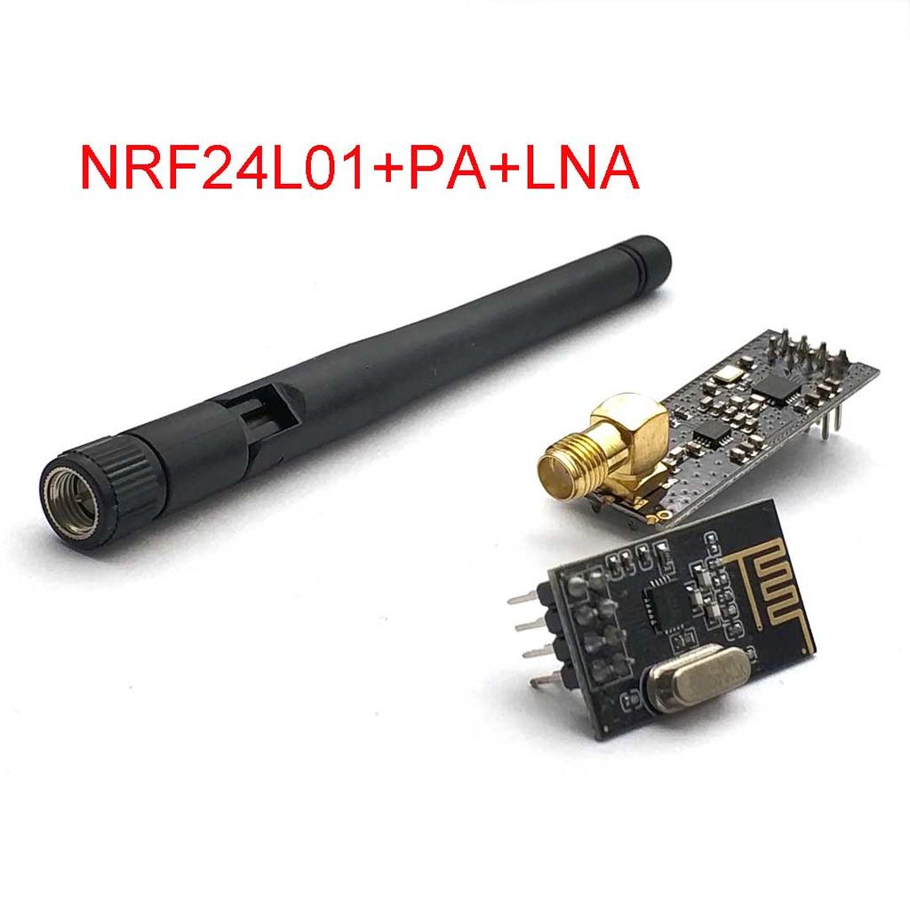 NRF24L01+ 2.4G Wireless Data Transmission Module 2.4GHz NRF24L01 Upgrade Version NRF24L01+PA+LNA 1000 Meters for Arduino